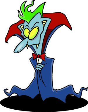 çizgi film vampire adam