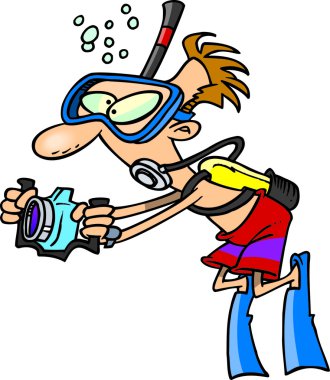 karikatür tüplü fotoğraf