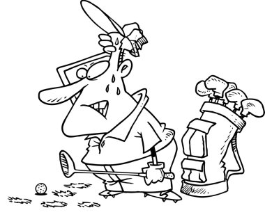 karikatür golf efendim
