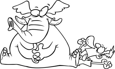 çizgi film fil crush