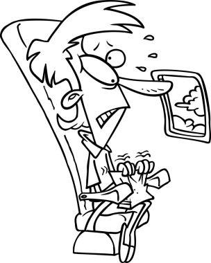 Uçuş korkusu çizgi film