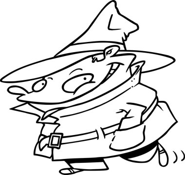 karikatür casus çocuk