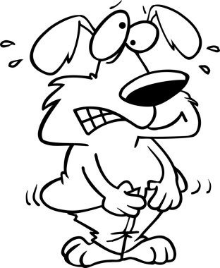 köpek dar pantolon cartoon