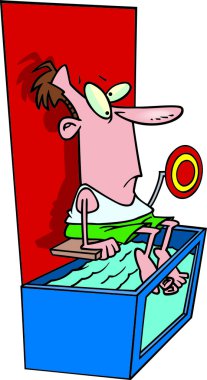 karikatür dunk tank