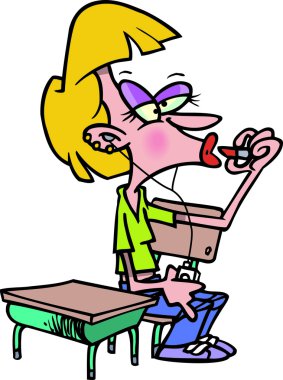 karikatür sınıf diva