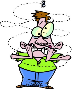 karikatür uğultu böcek
