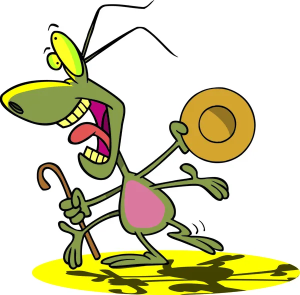 Animador de insectos de dibujos animados — Archivo Imágenes Vectoriales