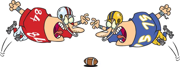 Desenhos animados Futebol Fumble — Vetor de Stock