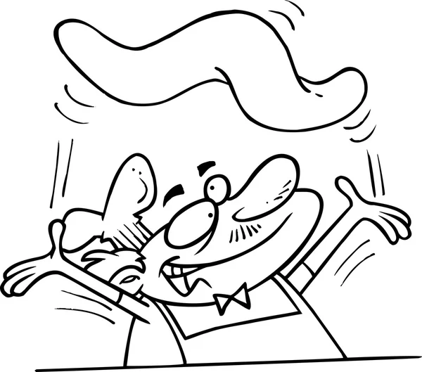 Picture pizza dough cartoon Cartoon Pizza Dough Toss — Stock Vector