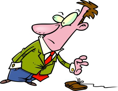karikatür cüzdan eşek şakası