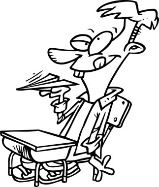 karikatür sınıf pislik