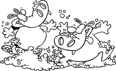 parti hayvanları cartoon