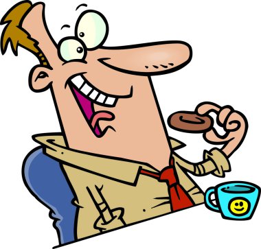 karikatür donut break
