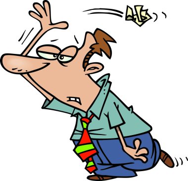 Cartoon Businessman Rejection vector Cartoon Businessman Rejection vector