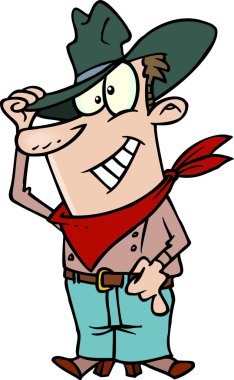 Merhaba kovboy cartoon