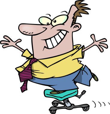 karikatür işadamı hijinks