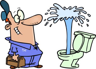karikatür tuvalet gaiser