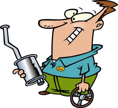 karikatür oto yedek parça