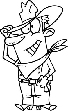 Merhaba kovboy cartoon