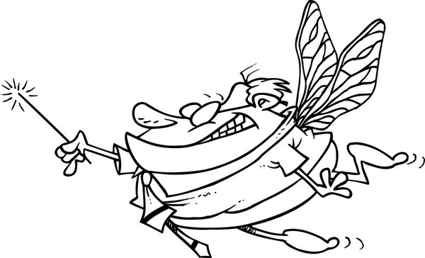 Cartoon Office Fairy