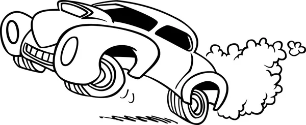 Dibujos animados Drag Racing — Archivo Imágenes Vectoriales