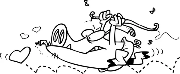 Cerdo Cupido de dibujos animados Gráficos vectoriales