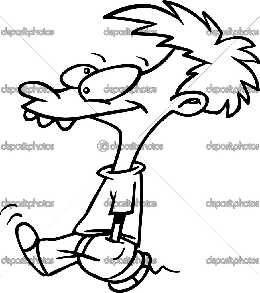 Cartoon Goofy Kid