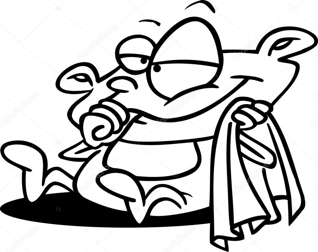 Baby Blanket Clip Art Black And White