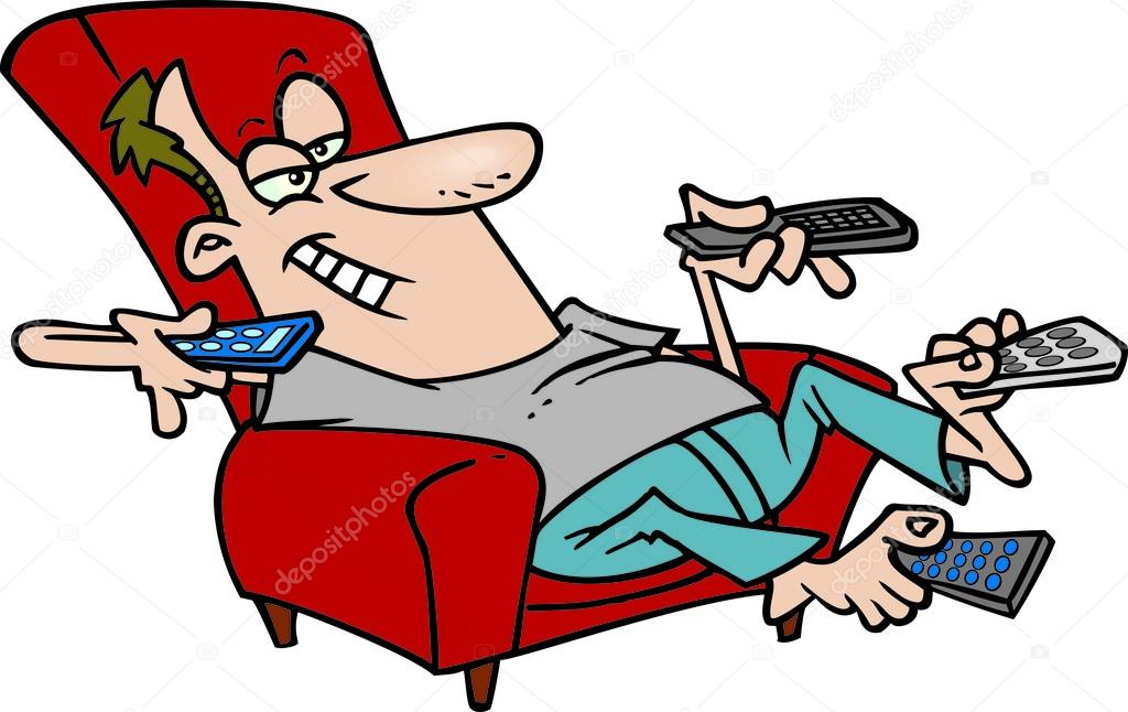 clipart man with remote control - photo #16