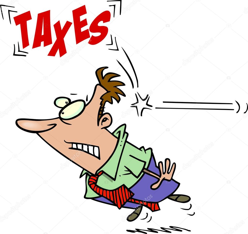 Cartoon Tax Hit Stock Vector Image by ©ronleishman #13951453 Cartoon Tax Hit Stock Vector Image by ©ronleishman #13951453