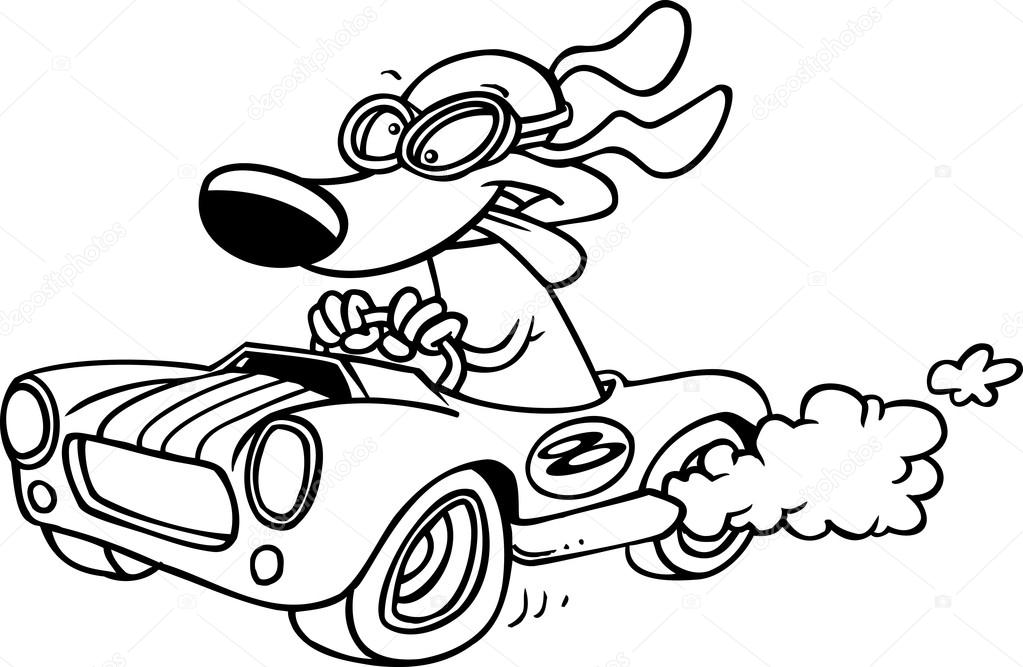 Cartoon pig racing a hot rod black and white outline Stock Vector Image by ©ronleishman #13951646 Cartoon pig racing a hot rod black and white outline Stock Vector Image by ©ronleishman #13951646