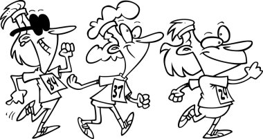 çizgi film üç bayanlar walkers