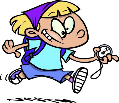 karikatür yürüyüşçü