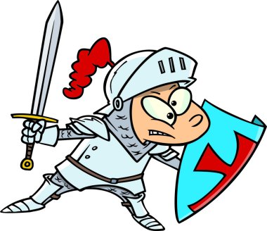 çizgi film çocuk knight