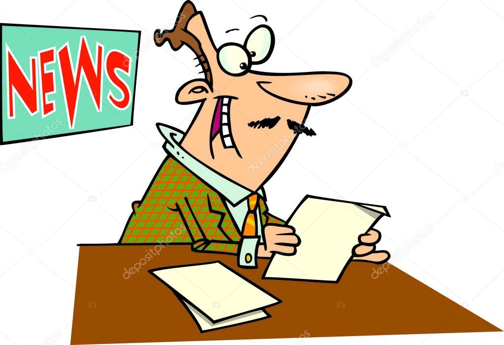 Cartoon continuity announcer — Stock Vector © ronleishman 13979742