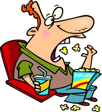 sinema çizgi film adam