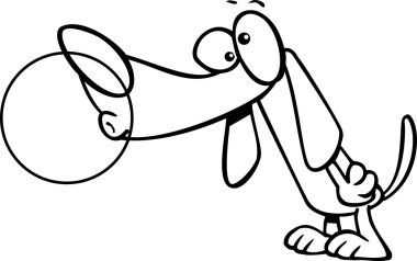 karikatür köpek bubblegum