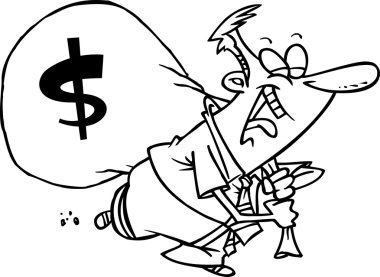 açgözlü adam çizgi film