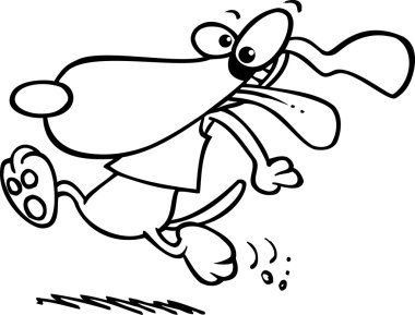 köpek jogger cartoon