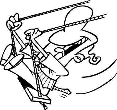 çizgi adam salıncaklar