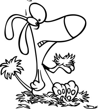 köpek dökülme cartoon