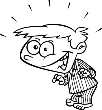 çizgi film çocuk şaşırmış