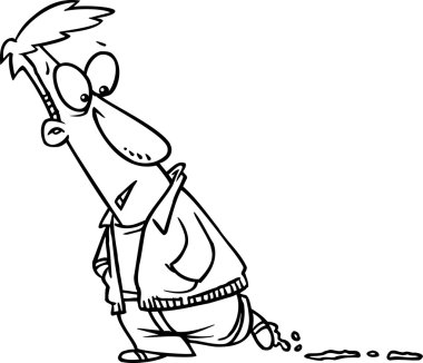 karikatür çamur parçaları