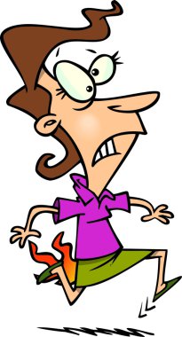 karikatür etek yanıyor