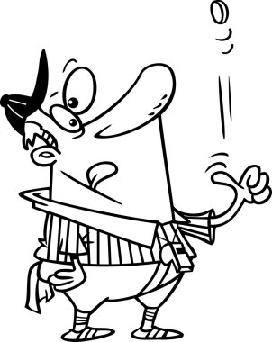 yazı tura atarak karikatür Koç