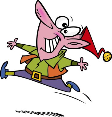 Noel elf dansı çizgi film