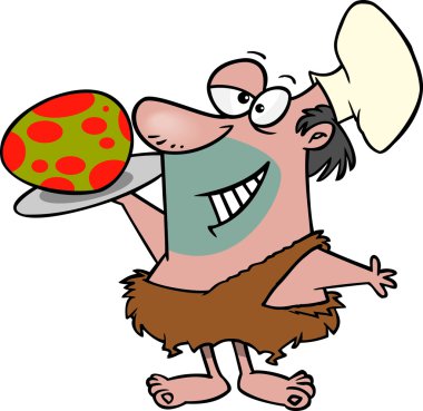 karikatür mağara adamı Şef