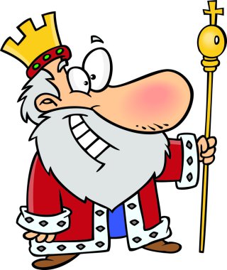 Cartoon King of Hearts clipart