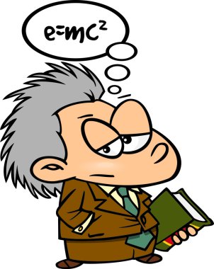 Genç einstein cartoon
