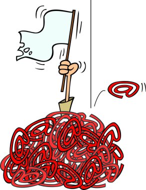 karikatür spam e-posta teslim
